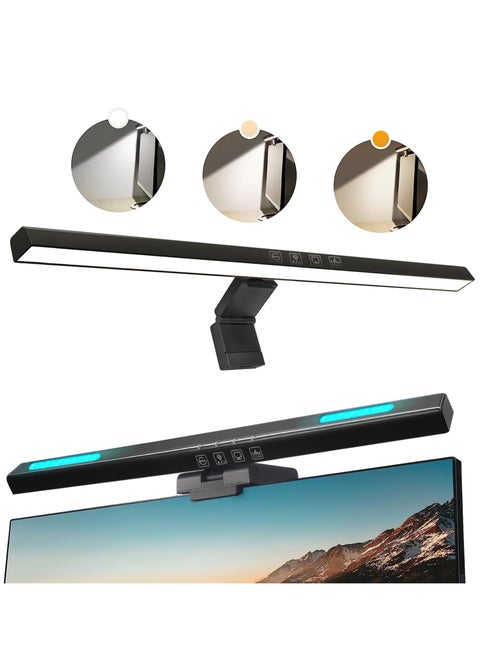 Computer Monitor Light Bar with Touch Control USB LED Desk Lamp with 7 RGB Light Modes