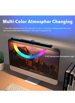 Joshberg Computer Monitor Light Bar with Touch Control USB LED Desk Lamp with 7 RGB Light Modes  - Image 2