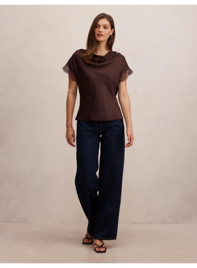 forever new Tate Lace Trim Top - Image 5