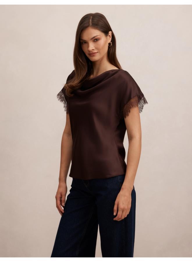forever new Tate Lace Trim Top - Image 3
