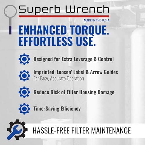 Superb Wrench SPBW-11 Water Filter Wrench, 3.69 In, Compatible with GE WX5X140 Water Filter Housing - Image 3