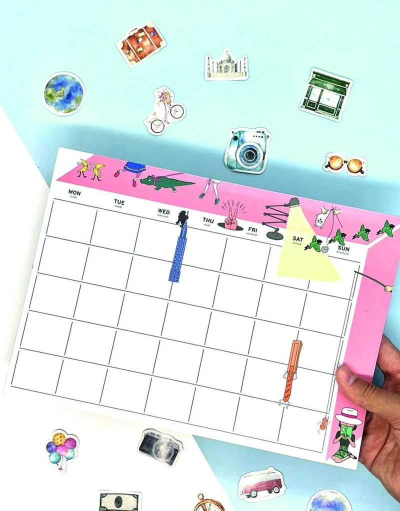 كاغيت جيمي دوكان Desktop Weekly Planner