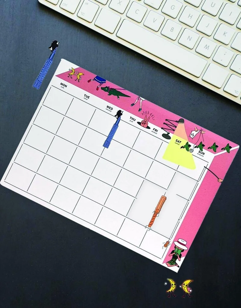 كاغيت جيمي دوكان Desktop Weekly Planner