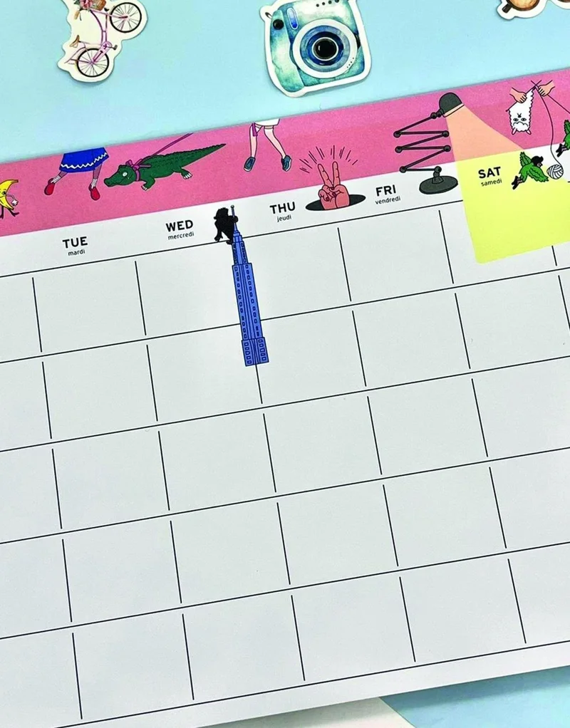 كاغيت جيمي دوكان Desktop Weekly Planner
