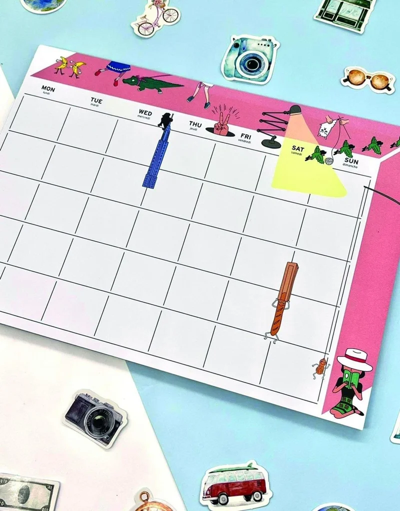 كاغيت جيمي دوكان Desktop Weekly Planner