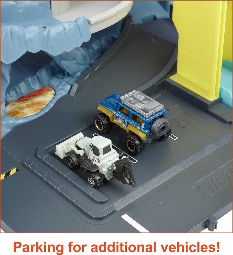 Matchbox Cars Playset, Action Drivers Volcano Escape with 1:64 Scale Vehicle, Kid- & Car-Activated Features, Lava Explosion - Image 4