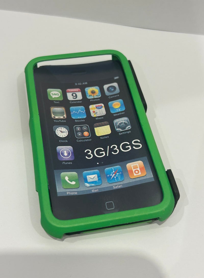 كفر حماية قوي متوافق مع ايفون 3G و3GS | درع حماية مزدوج مقاوم للصدمات | غطاء حماية خلفي لهاتف Apple iPhone 3G 3GS - Image 1