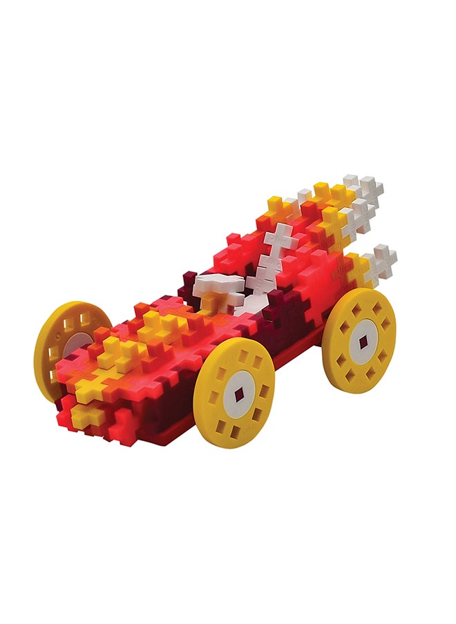 Plus-Plus Building Blocks Toy - 200 Pcs Go Fire Car Kids Construction Toys, Creative Learning Resources And Stem Play For Home And Travel - Girls And Boys Toys Age 5 Plus  - Image 3