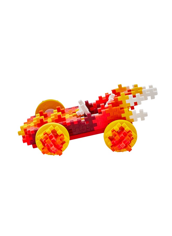 Plus-Plus Building Blocks Toy - 200 Pcs Go Fire Car Kids Construction Toys, Creative Learning Resources And Stem Play For Home And Travel - Girls And Boys Toys Age 5 Plus  - Image 4