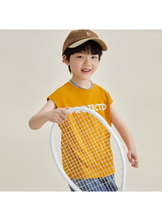 Vest: Boys' Casual T-shirt, 2025 Summer Trendy Children's Soft, Stretchy, Skin-friendly, Cool Top - Image 5