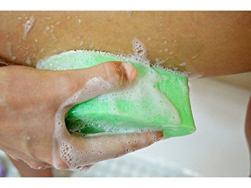 Spongeables Anti Cellulite Body Wash in a 20+ Wash Sponge, Fresh Aloe, 1 Count - Image 4