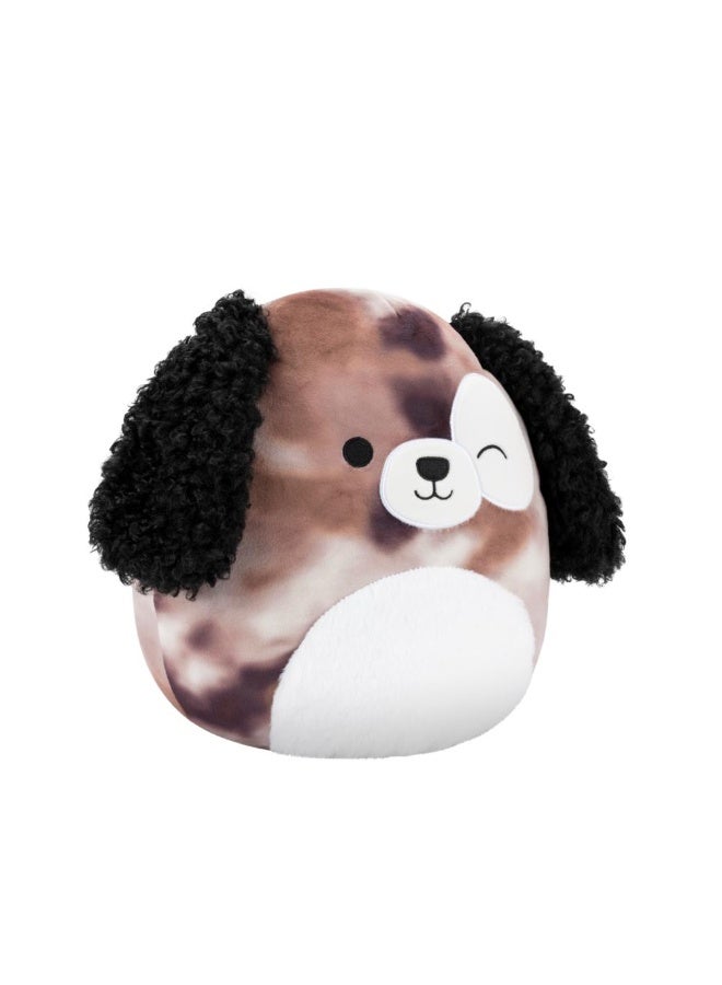 Squishmallows SQCR - Medium Plush (12" Squishmallows) (Zerdan - Brown Marbled Dog W/Winking Eye) - Image 5