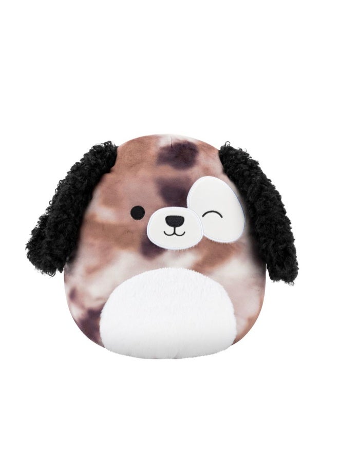 Squishmallows SQCR - Medium Plush (12" Squishmallows) (Zerdan - Brown Marbled Dog W/Winking Eye) - Image 1