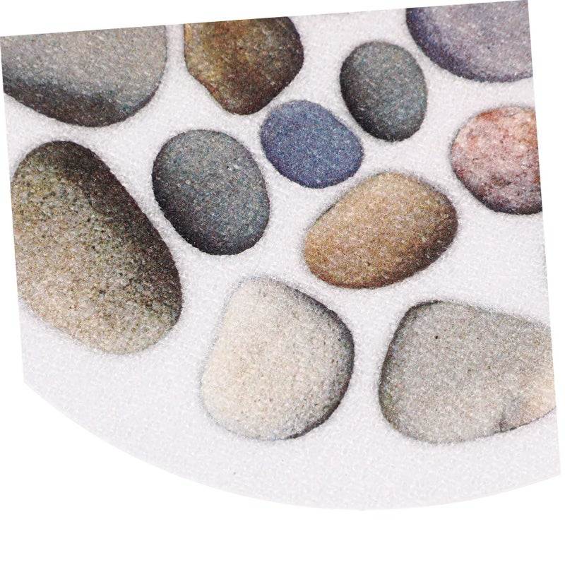 Garneck 8Pcs Anti Slip Bathroom Stickers Stone Pattern Tub Decals With Scraper Safety - Image 4