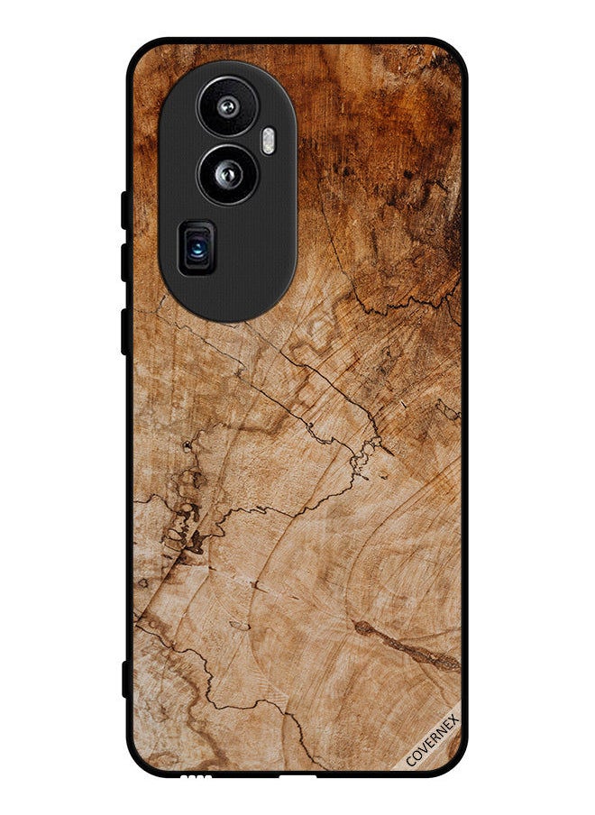 Covernex - Protective Case Cover For Oppo Reno 10 China Vintage Wooden Pattern - Image 1