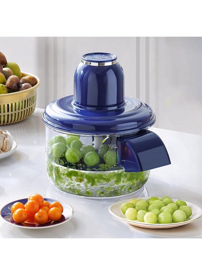 ج ت س آ ل آلة تقشير كهربائية للعنب والثوم والطماطم - أداة إزالة القشرة تلقائيًا، مقشرة فواكه قابلة لإعادة الشحن للفواكه الصغيرة والاستخدام التجاري - Image 1