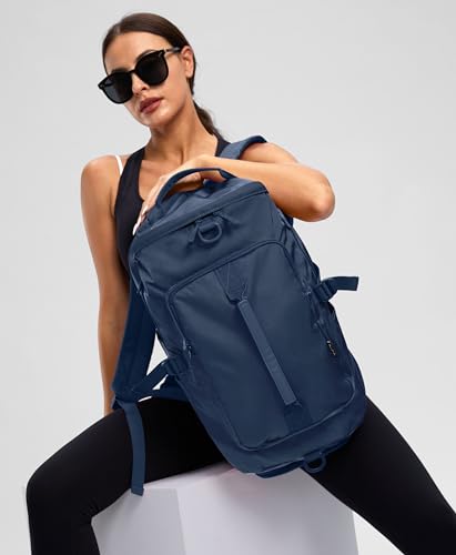Uselike Gym Bag for Women with Shoe Compartment and Wet Pocket Convertible Gym Backpack workout Duffel Bag Multiple Pockets 30L - Image 3
