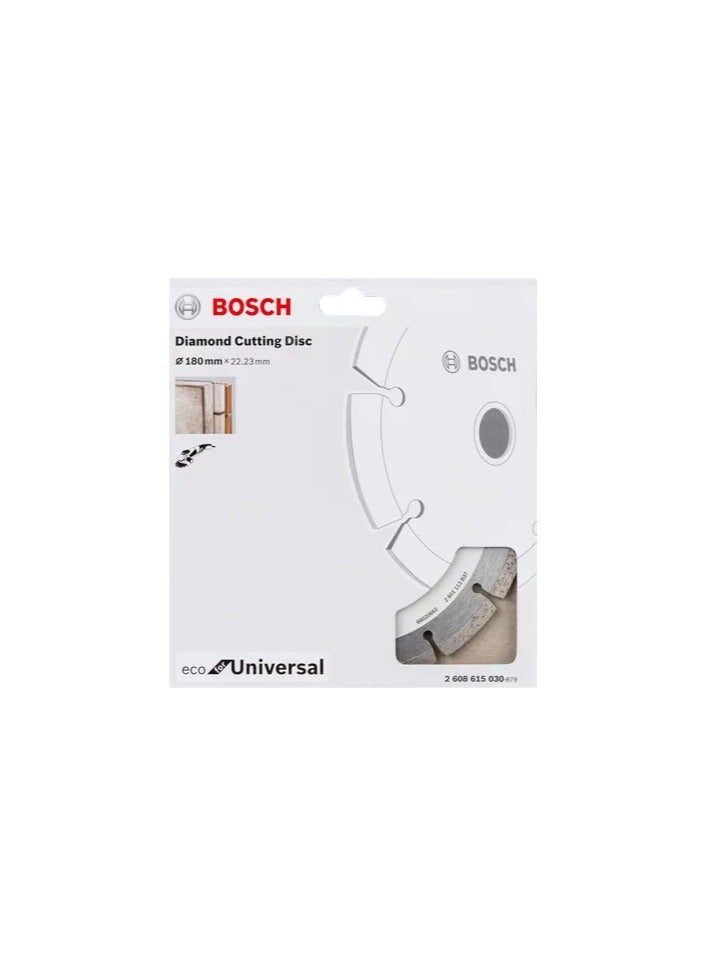 Bosch Universal Diamond Cutting Disc 7.25” (180 mm) – ECO Series – 2608615030 - Image 2
