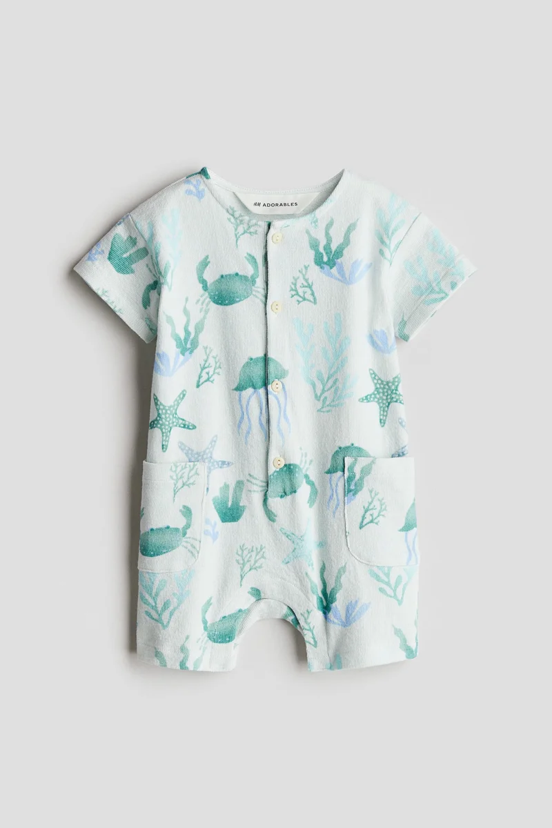 H&M Cotton romper suit