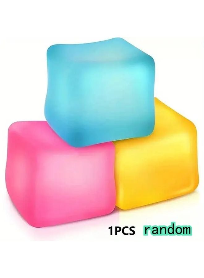Slow Rising Squeeze Toy Soft Ball 1 Piece Random Color Stress Relief Gift - Image 1