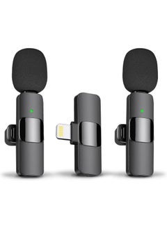 ECVV Wireless Microphone for iPhone iPad, Wireless Lavalier Microphone, Plug-Play Wireless Mic for Recording, Live Stream, YouTube, TikTok  - Image 1