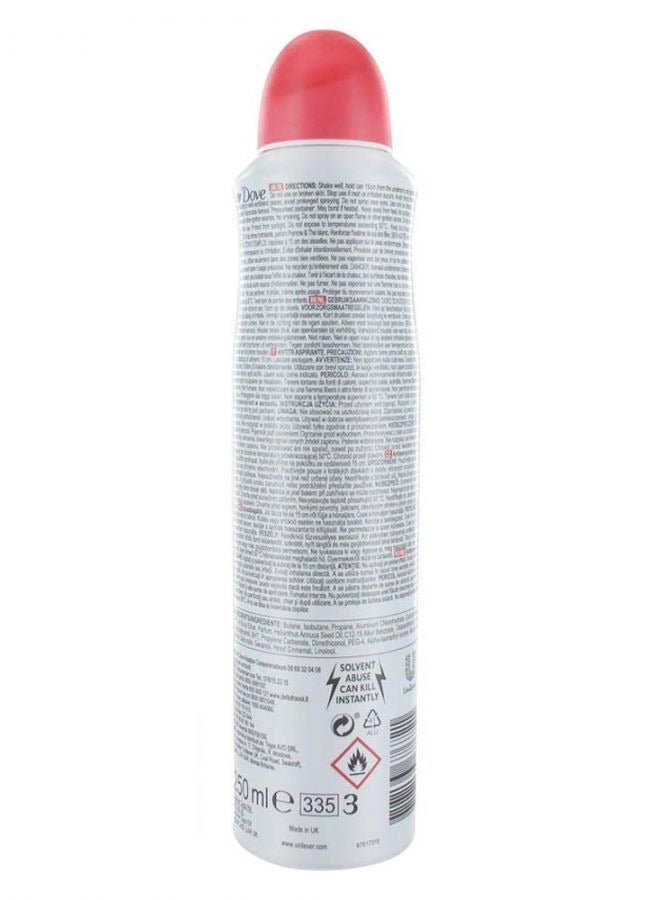 Dove Go Fresh Apple & White Tea, Women's Anti Perspirant Deodorant Aerosol Spray 250ml, Pack of 6 - Image 4