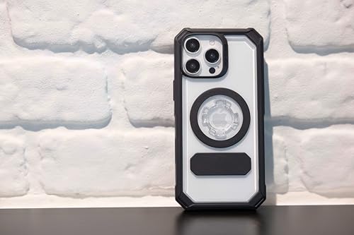 ROKFORM Case Compatible with iPhone 16 Pro Crystal Series Magnetic Cover Clear - Image 3