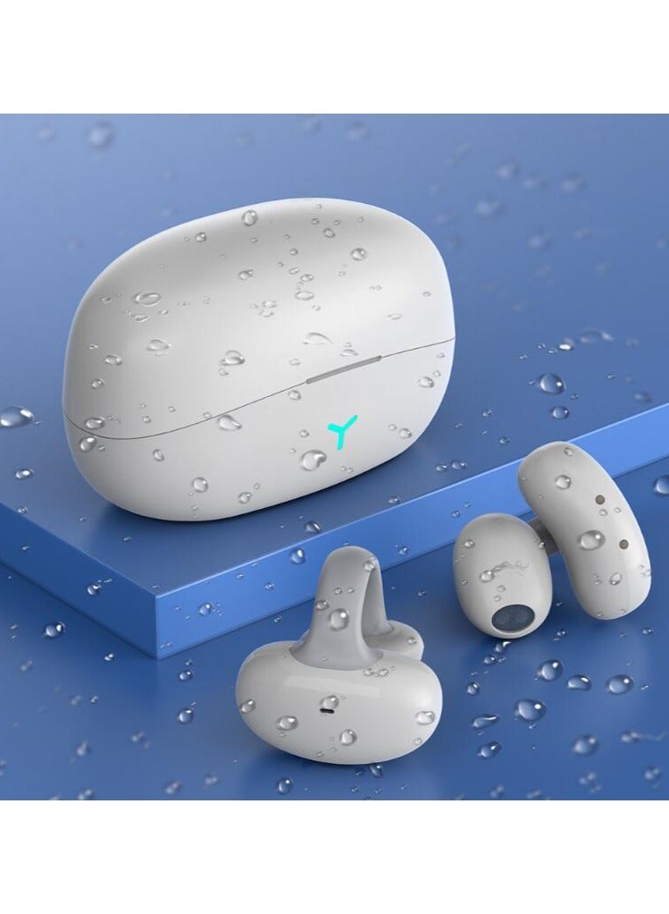 HM20 Ear Clip TWS Wireless Earphones Bluetooth5.3 ENC Open Headphones Noise Reduction Earbuds With Mic - Image 2