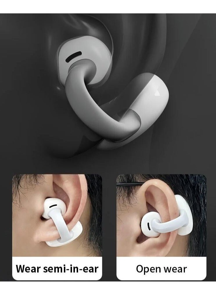HM20 Ear Clip TWS Wireless Earphones Bluetooth5.3 ENC Open Headphones Noise Reduction Earbuds With Mic - Image 4