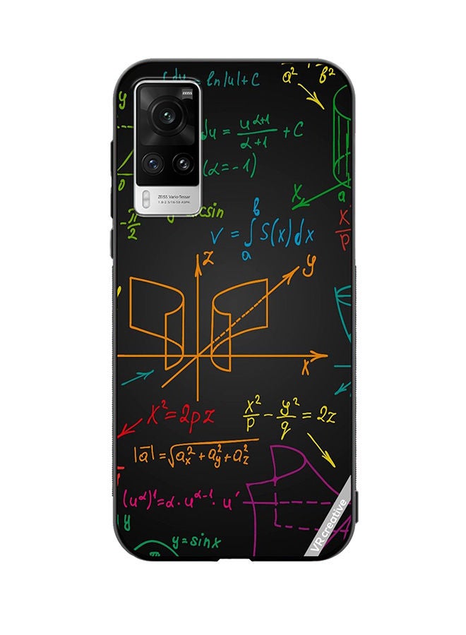 VR CREATIVE Protective Case Cover For Vivo X60 Pro Math Design Multicolour - Image 1