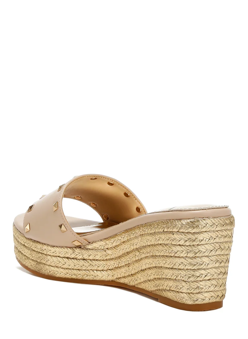 London Rag Slip On Espadrilles in Beige