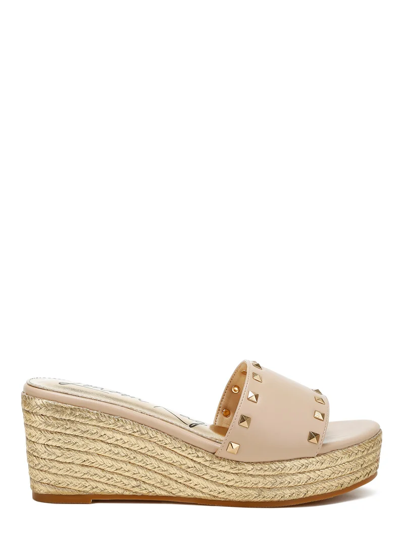 London Rag Slip On Espadrilles in Beige