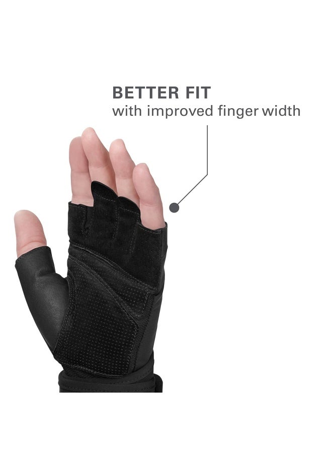 هاربينجر قفازات تدريب هرب الفاخرة للملاكمة والفنون القتالية، تصميم خفيف الوزن ومتين، المقاس: L، اللون: أسود - Image 3