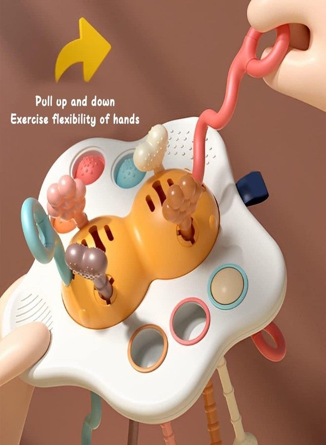 Yetli Star Food Grade Silicone Pull String Learning Toy for Kids - Baby Sensory Travel and Teething Toys, Ideal for 6-12-18 Months Toddler Exploration, Multicolor - Image 5