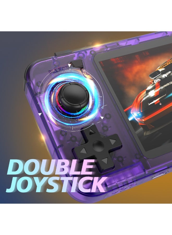 New BOYHOM R36H Retro Video Game Console 3.5-inch IPS Screen RK3326 3000mAh Open Linux System Portable Player Built-in 15,000 Games - Image 2