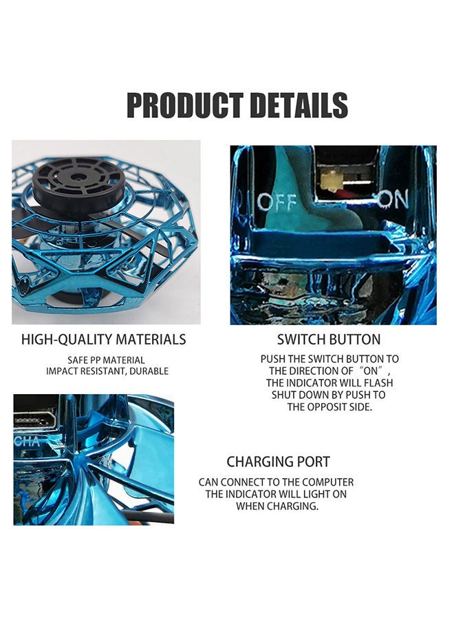 Loquat Hand Operated Control Induction 360° Rotating Flying Drone 11*5.8*9.8cm - Image 4