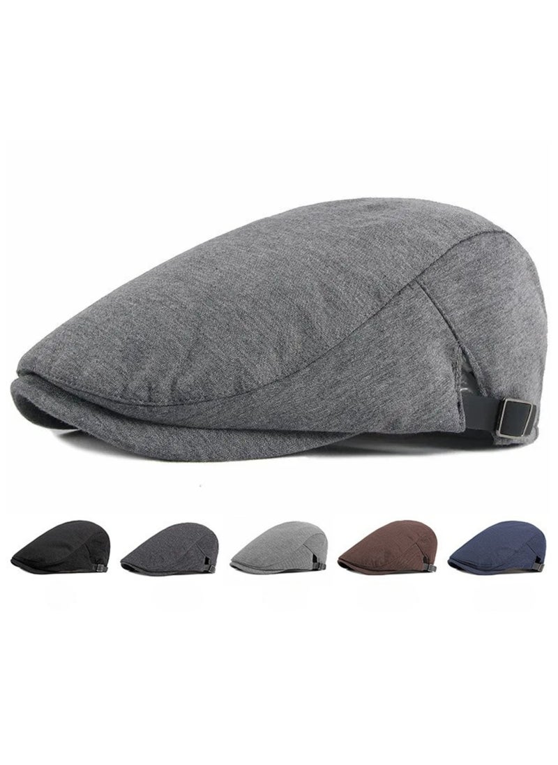 Men's Flat Cap Newsboy Irish Hat - Driving Cabbie Hunting Cap, Adjustable, Breathable - pzsku/Z361B74EDB17A3FDF1713Z/45/_/1715418788/9e082bf1-bccf-4297-84b7-f8d4e94cac55