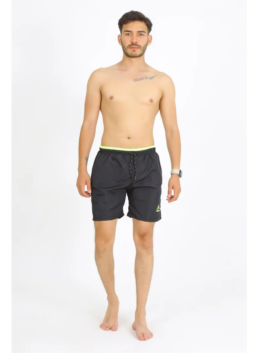 اكبينيز Men's Black Swim Shorts 27485