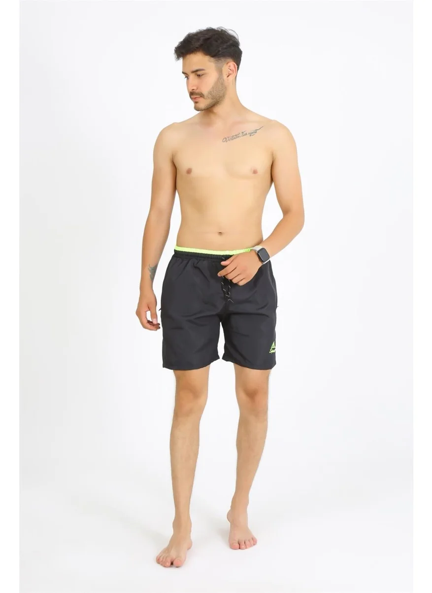 اكبينيز Men's Black Swim Shorts 27485