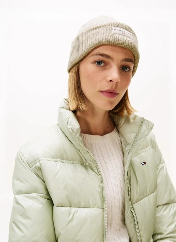 TOMMY JEANS Linear Logo Patch Beanie