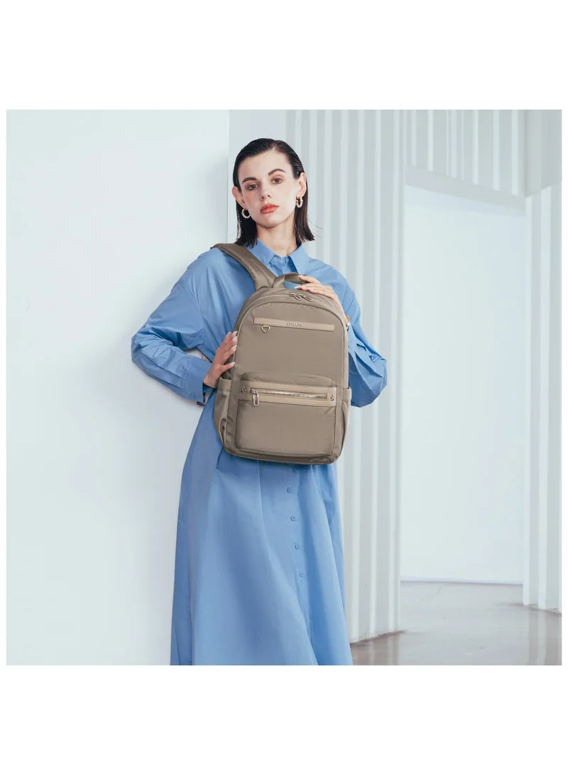 Chantria Chantria Premium Water-Resistant Computer Backpack for Women Multifunctional Anti-Theft Lightweight Daypack for Casual Travel Office School College, CB00649, Khaki