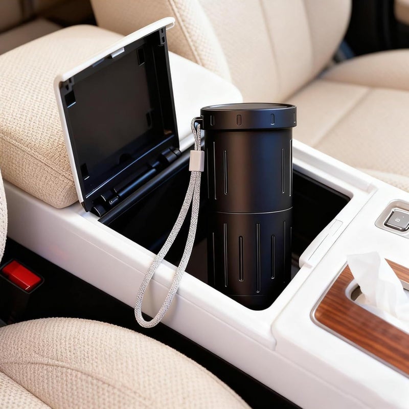 Large Capacity Portable Detachable Nut Spitting Cup For Dried Fruits Black - Image 3