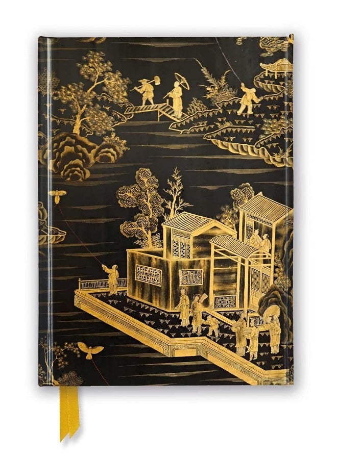 Chinese Lacquer Black & Gold Screen (Foiled Journal) 