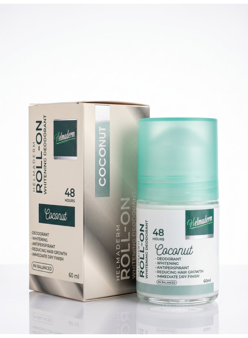 Deodorant Whitening Roll-on Hair Reducer With Coconut 60ml