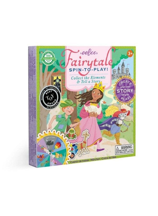 eeboo : Fairytale Spinner Collect The Elements & Tell A Story Create Your Own Story As You Play For 2 To 4 Players For Ages 5 And Up  - Image 2