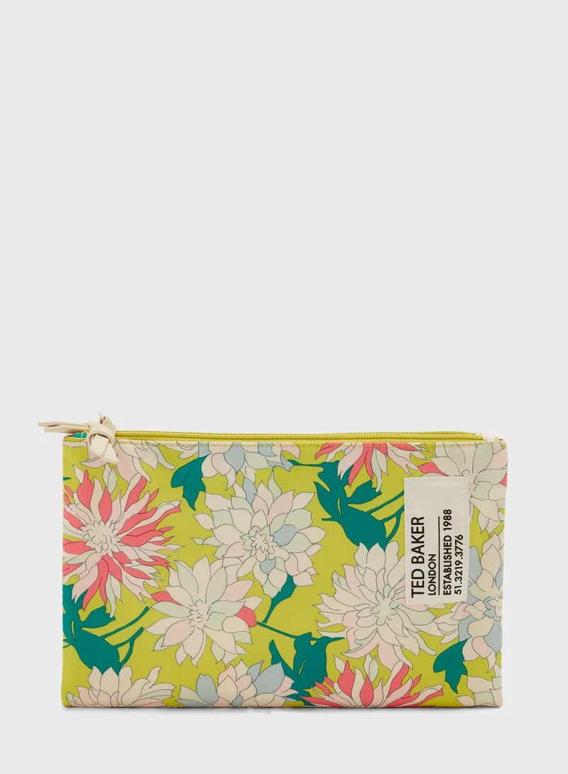 Ted Baker Abbigal Floral Wet And Dry Pouch