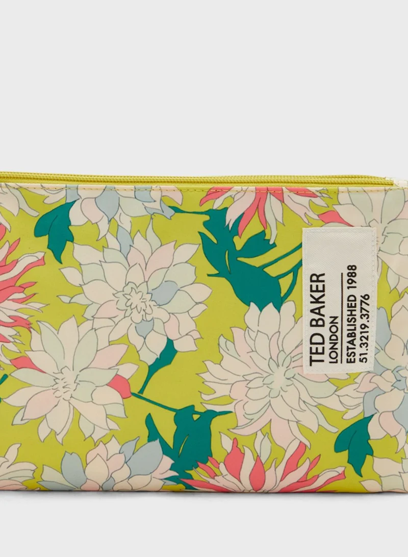 Ted Baker Abbigal Floral Wet And Dry Pouch