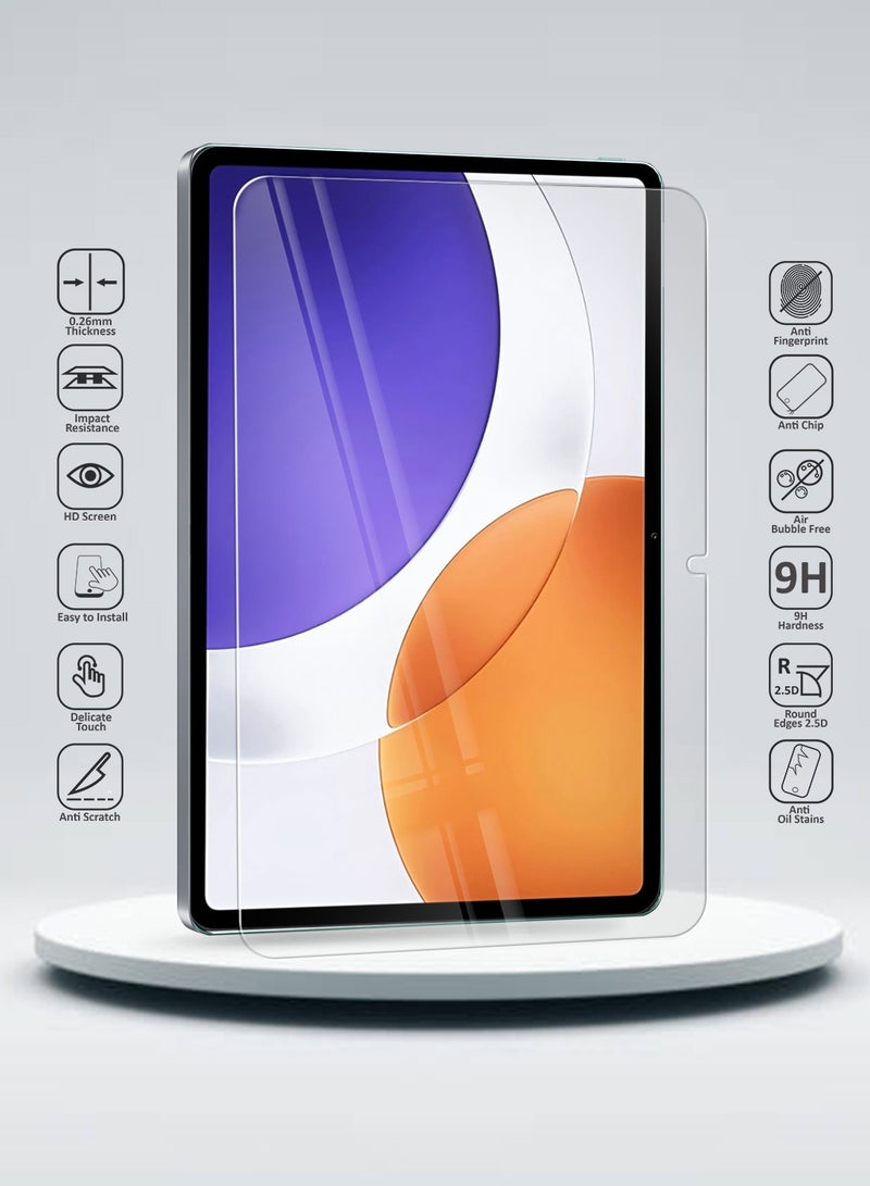 Wtech Xiaomi Pad 7S Pro 12.5 2025 (12.5 inches) 9H Ultra HD Tempered Glass Tablet Screen Protector (TSG9CN) - Clear - Image 2