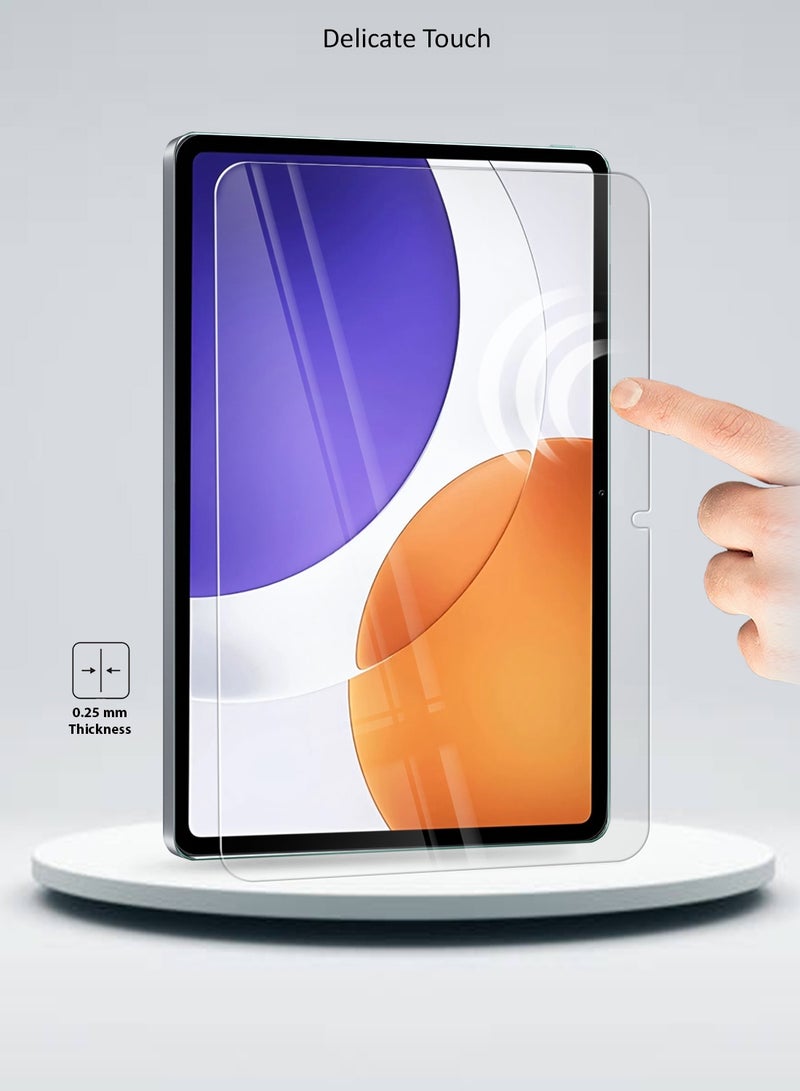 Wtech Xiaomi Pad 7S Pro 12.5 2025 (12.5 inches) 9H Ultra HD Tempered Glass Tablet Screen Protector (TSG9CN) - Clear - Image 5