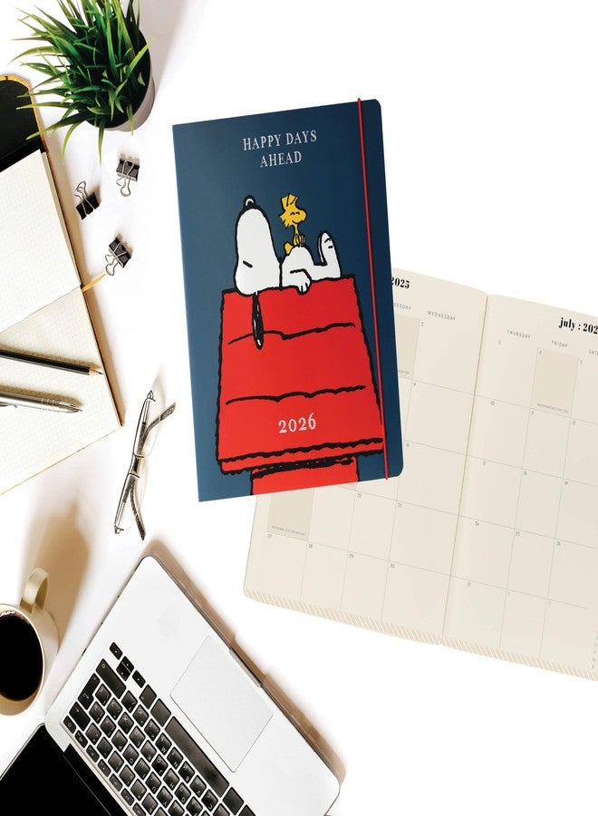 Graphique 18 Month Planner/Calendar by Graphique, July 2025 - Dec. 2026 Peanuts Happy Days Ahead Monthly Planner, Holidays, Notes Pages, 8” x 10” - Image 5